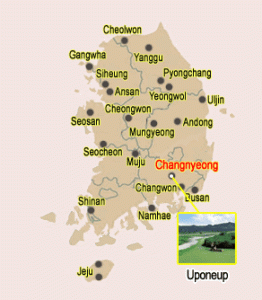 Changnyeong Map